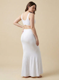Mrs. SARDARNI Premium Mermaid-Fit Saree Shaper - White