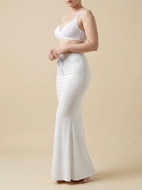 Mrs. SARDARNI Premium Mermaid-Fit Saree Shaper - White