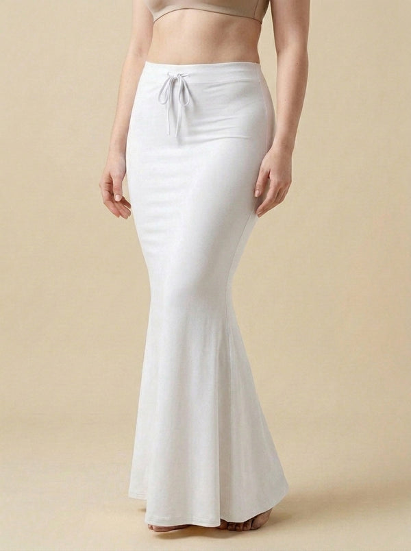 Mrs. SARDARNI Premium Mermaid-Fit Saree Shaper - White