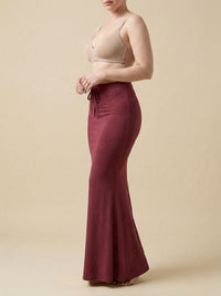 Mrs. SARDARNI Premium Mermaid-Fit Saree Shaper - Maroon