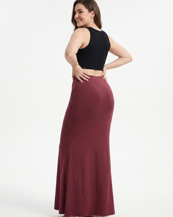 Mrs. SARDARNI Premium Mermaid-Fit Saree Shaper - Maroon